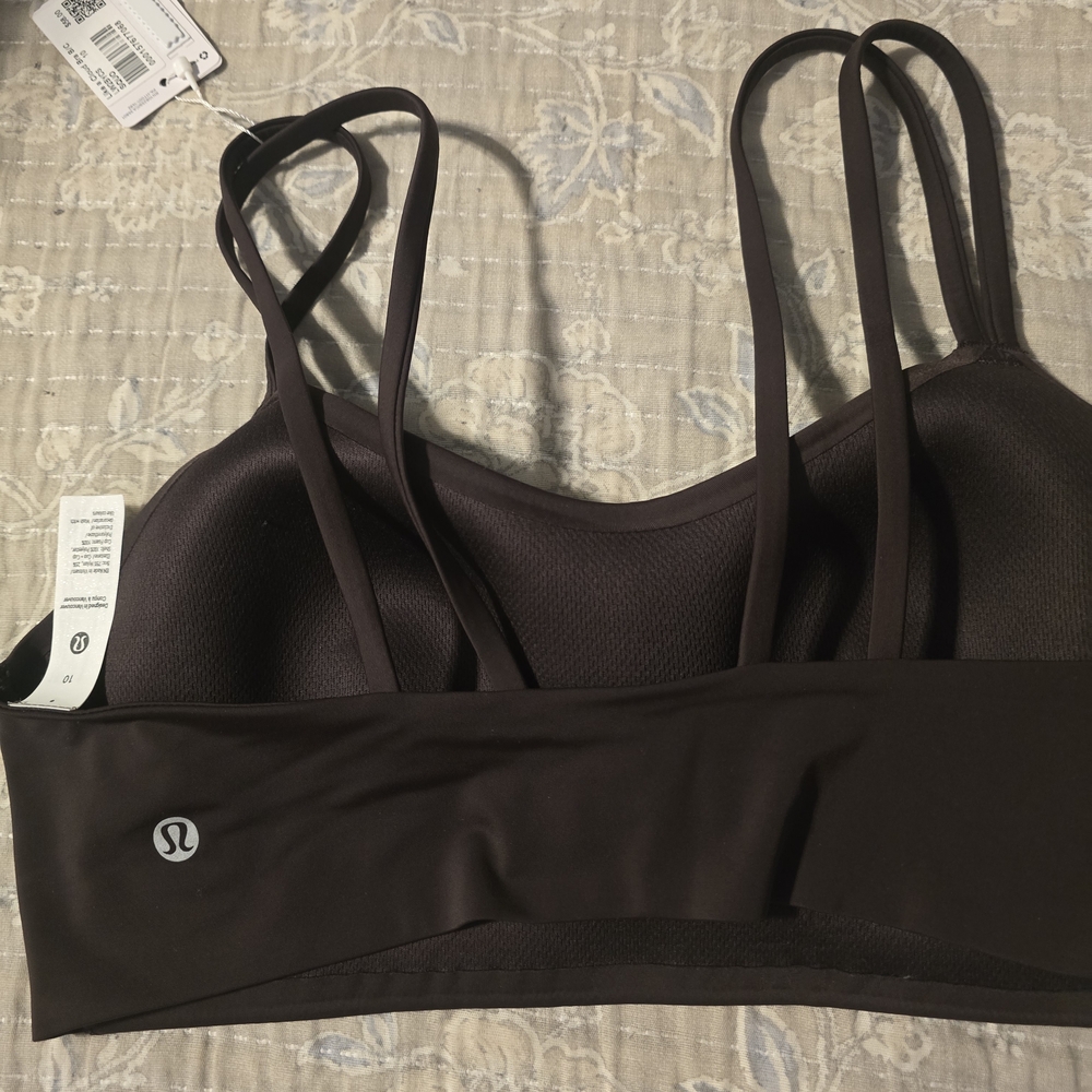 lululemon athletica Dark Brown Sports Bra